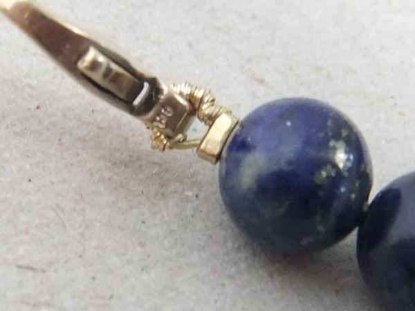 Catenine: Lapislazuli Kette - 375 Gold 9CT – Usato da Esslingen venduto da eintagammeer 6