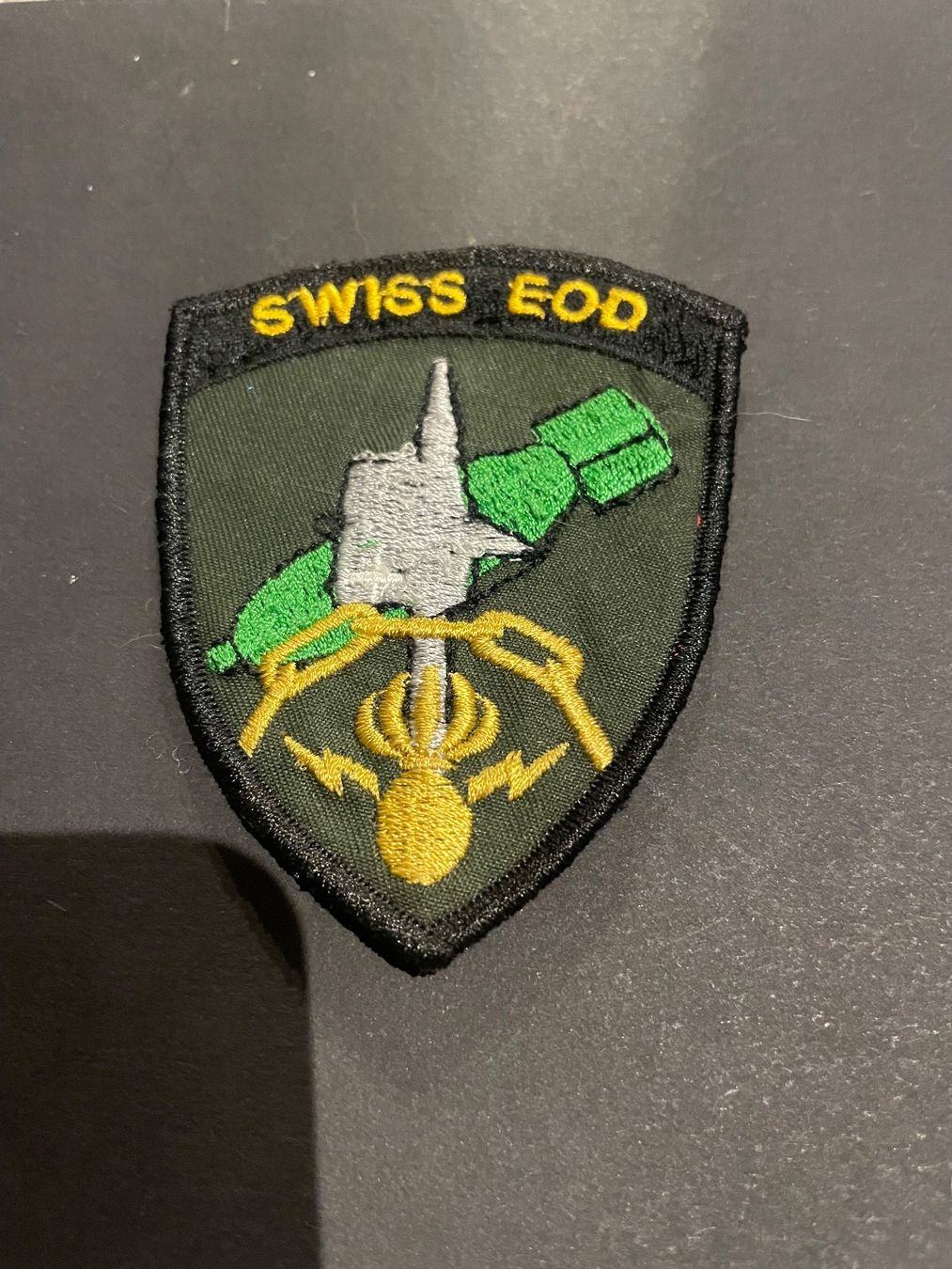 Schweizer Armee Toppe: Swiss EOD Patch – Usato da Oberiberg venduto da stab