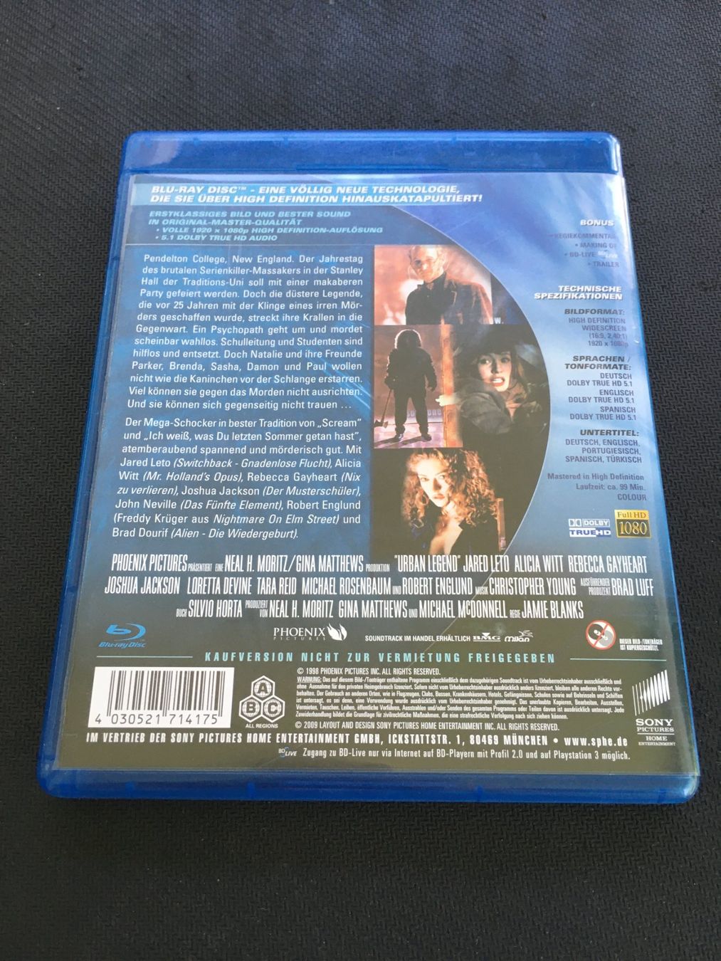 Alle DVDs: Düstere Legenden [Blu-ray] – Gebraucht aus St.Gallen von MedienJoe 1