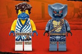 2 Lego neue Ninjago figur Jay+Serpentine