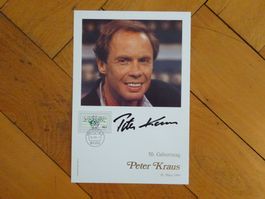 Peter Kraus Plakat 1989 / Rock ’n’ Roll - handsigniert