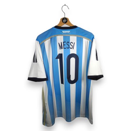 Original 2013-15 Argentina Home Trikot Messi