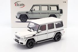 Mercedes-Benz G-Klasse I W463 2015-2017 weiss / schwarz 1:18