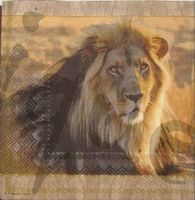 Serviette löwe (t85) 2Stk.