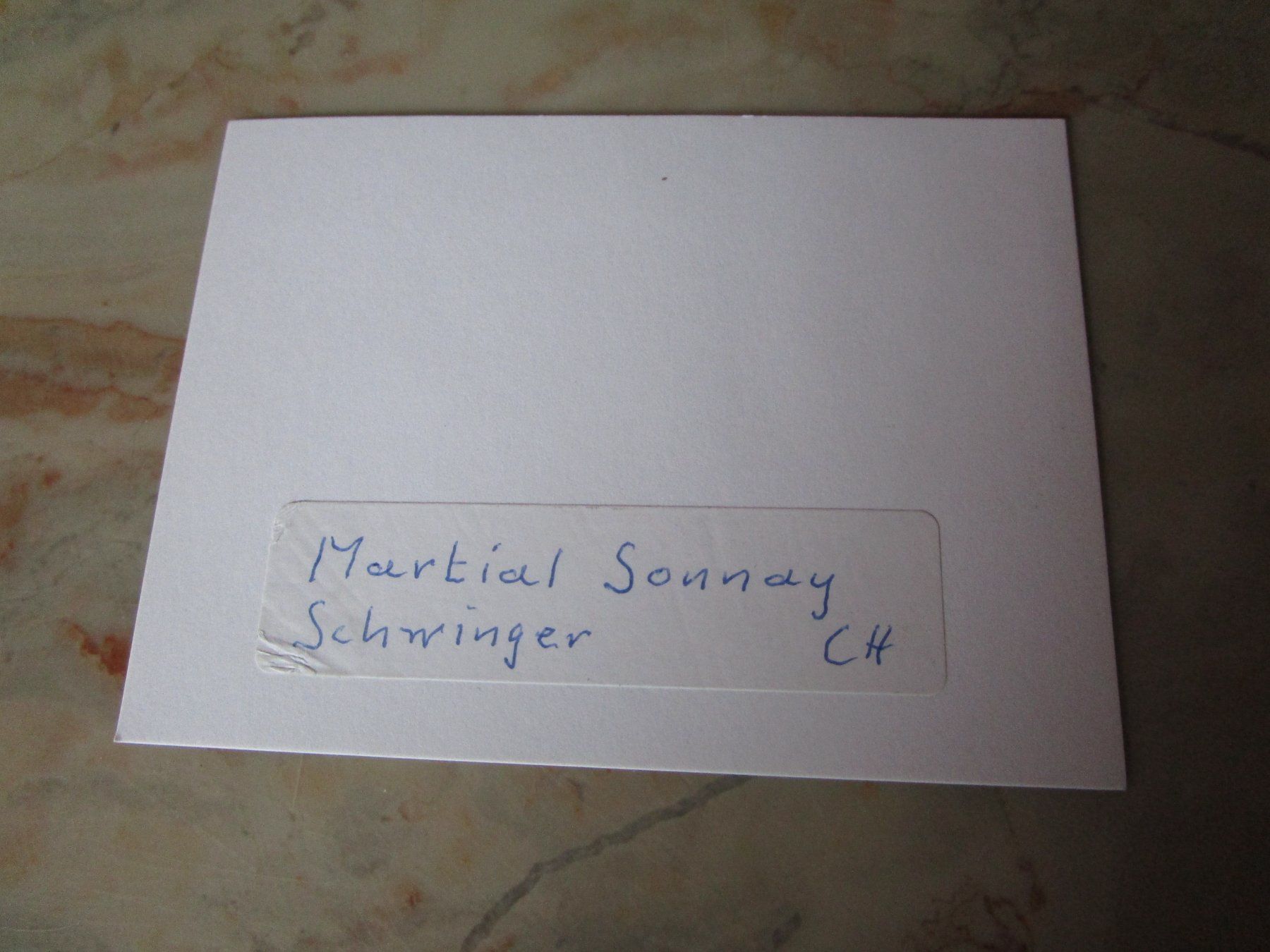 Autografi: ANTIKES SCHWINGER AUTOGRAMM MARTIAL SONNAY – Usato da GUTENSWIL venduto da Alpina6 1