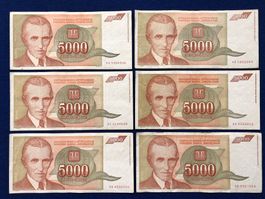 *** Belgrad 1993 - Jugoslawien - Dinara - Nikola TESLA ***
