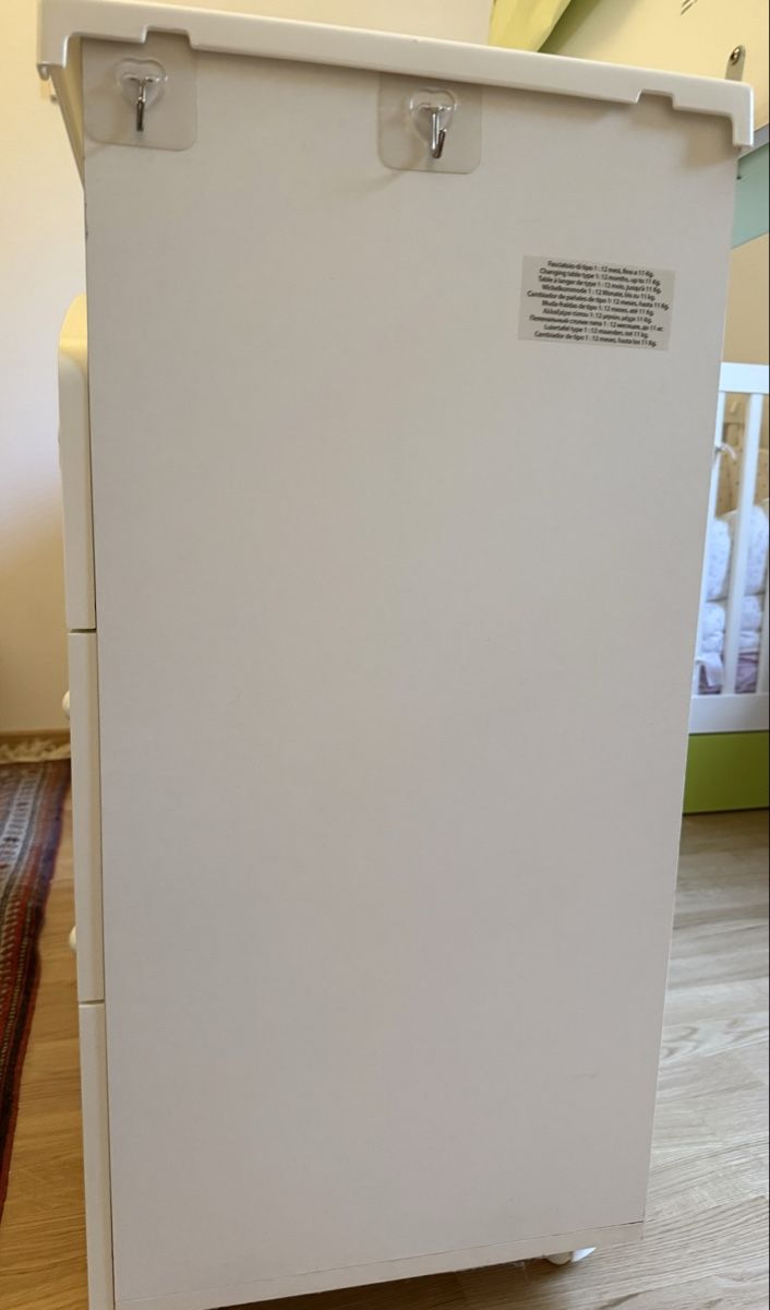 Ikea Fasciatoi & Accessori: White Baby Changing Table with Bath and Three Drawers – Nuovo (secondo la descrizione) da Nyon venduto da raz_7y76 2