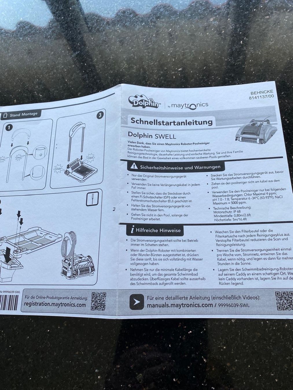 Dolphin Accessori per Piscine: Poolroboter Dolphin Swell – Usato da Glashütten venduto da clheiniger 4