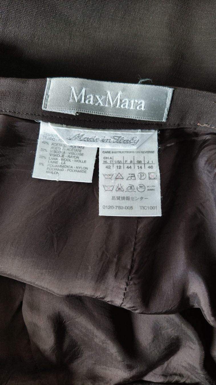 Max Mara Röcke: Jupe tailleur Max Mara marron taille 42 – Gebraucht aus Orbe von ecilea 2