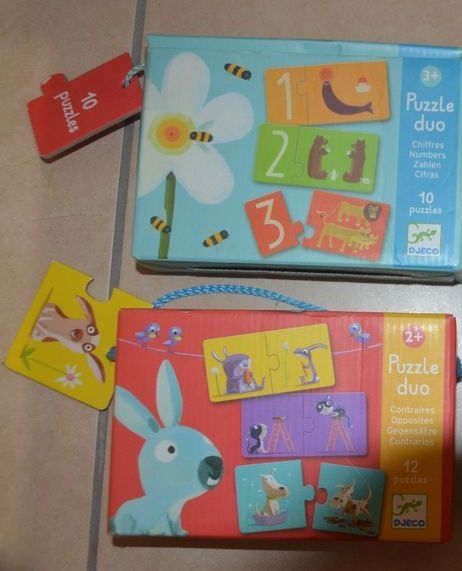 Djeco Puzzle: 2 STUCK PUZZLE BABY DUO – Usato da Chiasso venduto da Dolly015