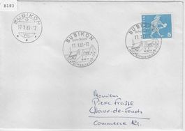 Brief Werbestempel Bubikon 17.X.61