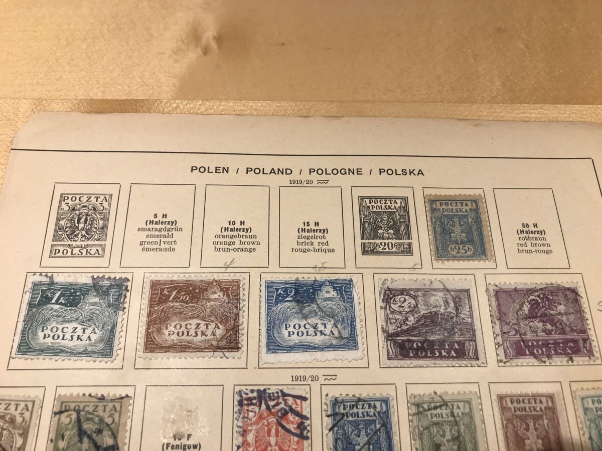 Alle Briefmarken: Polen - 32 Briefmarken 1919/1920 – Gebraucht aus Schaffhausen von  1