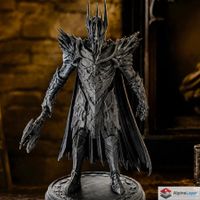 Dark Lord Armor - Sauron-Inspired Fantasy Art - 3D Printed