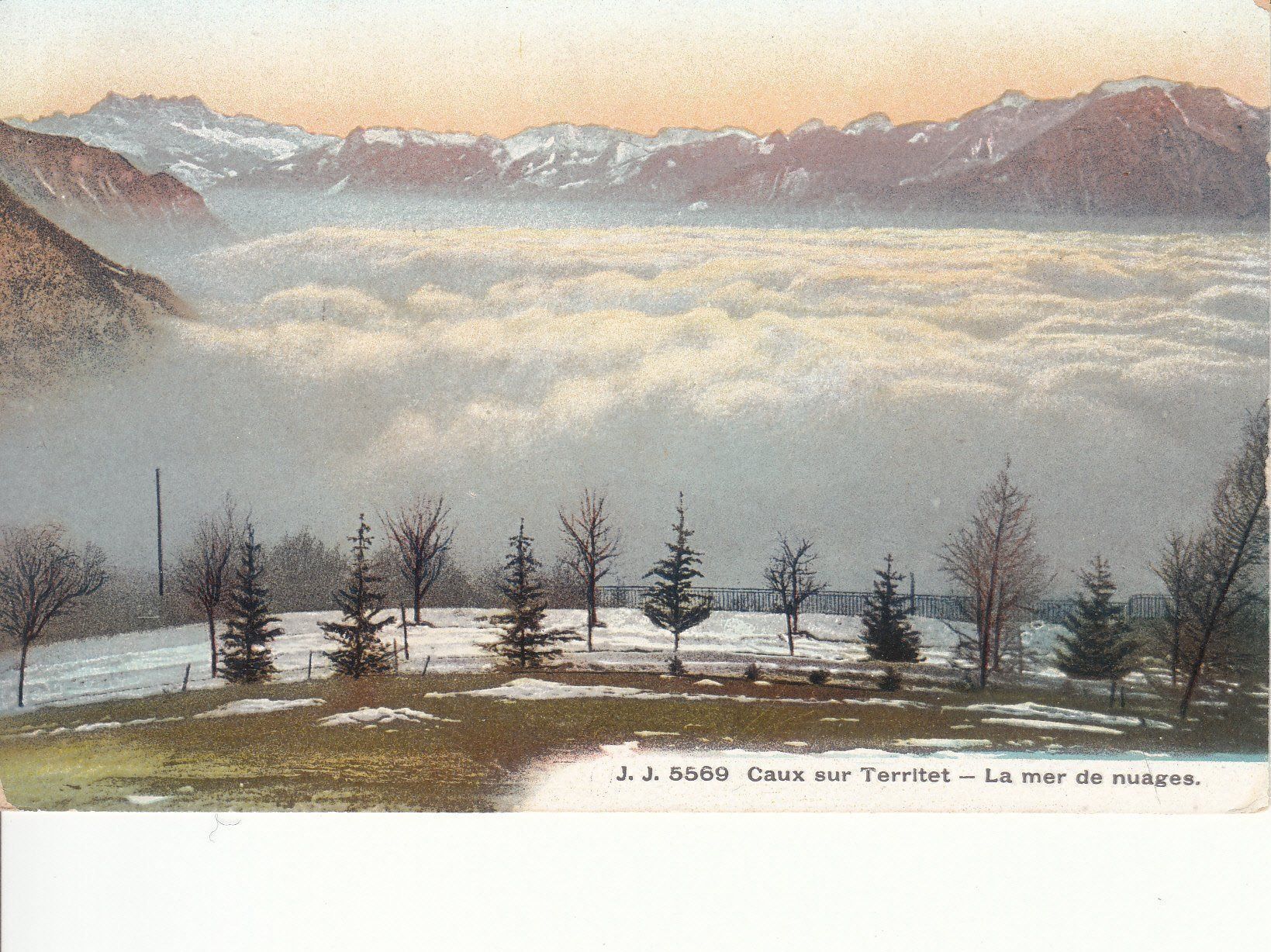 Ansichtskarten: Caux ca. 1900 – Gebraucht aus Bürglen TG von StampGraf
