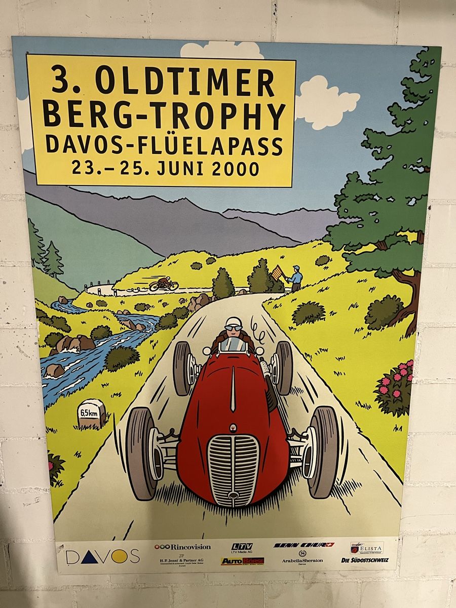 Poster & Bilder: Plakat, 3. Oldtimer Berg-Tropy Davos, 2000, Grossformat – Gebraucht aus Altdorf UR von Seller660