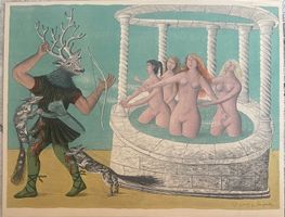 Gyorgy Stefula (1913-1999) LITHOGRAPHIE SIGNIERT