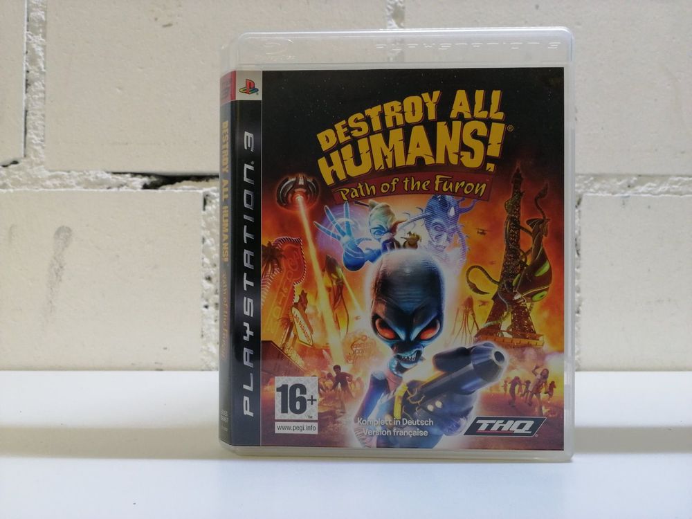 PS3 Playstation 3 PAL destroy all humans en route vers paname