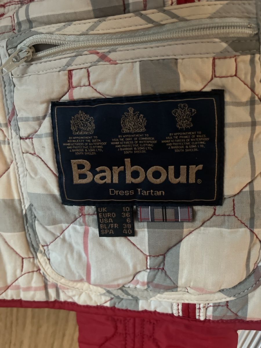 Barbour Giacche: Barbour Steppjacke rot – Usato da Zürich venduto da zoe_6fqm 2