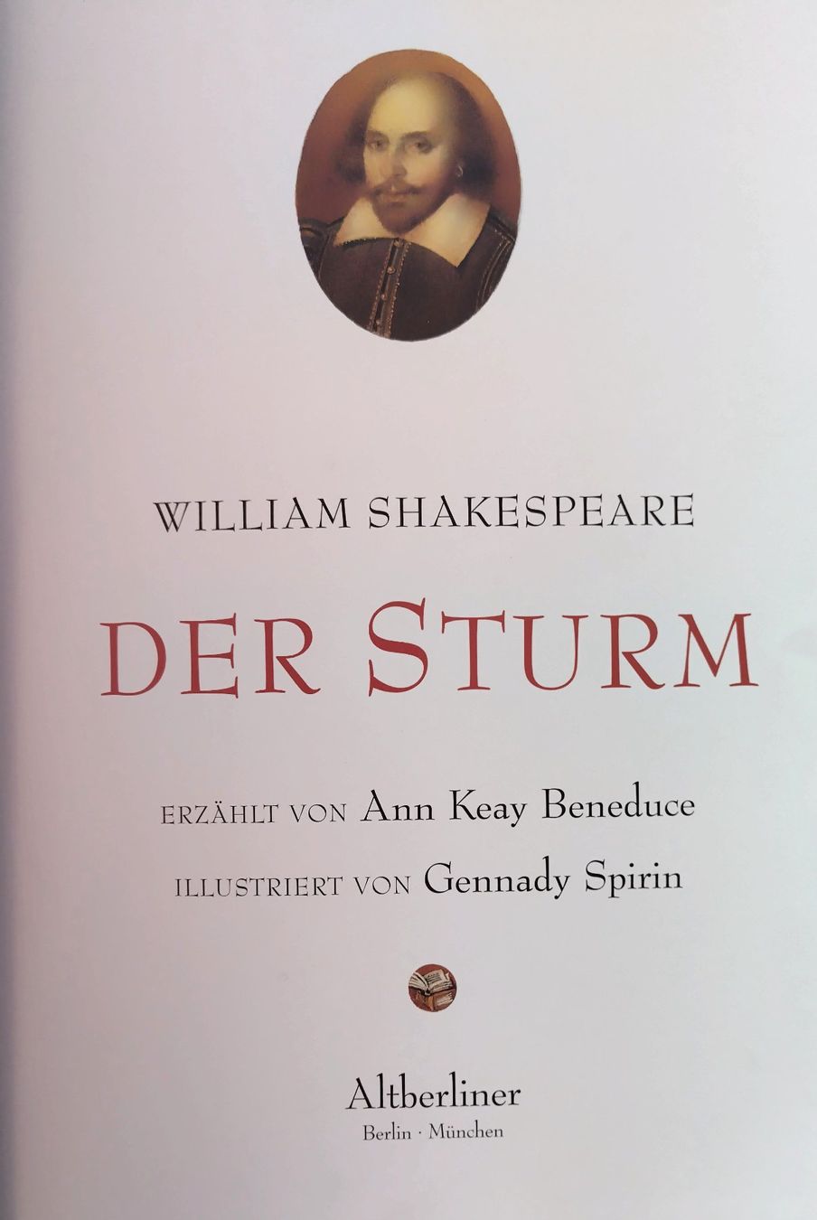 Libri: William Shakespeare: Der Sturm - Bilderbuch ab Fr. 10.- – Usato da Bellach venduto da JingleJerry 2