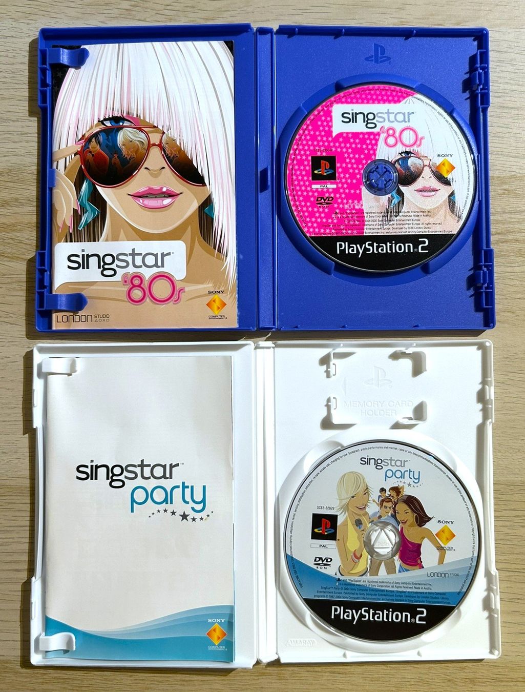 Sony Spiele: SingStar Party + SingStar 80s PS2 – Gebraucht aus St. Gallen von Alpine.Arcade 2