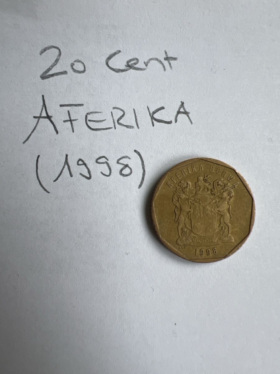 Tutti le monete: 20Cent Aferika Münze – Usato da Hittnau venduto da BrigitteM8335 1