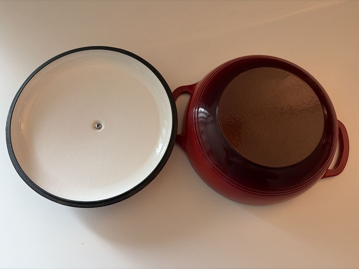 Pyrex Pentole: Pyrex Gusseisen Bräter Rot 24cm NEUWERTIG – Usato da Winterthur venduto da silen 4