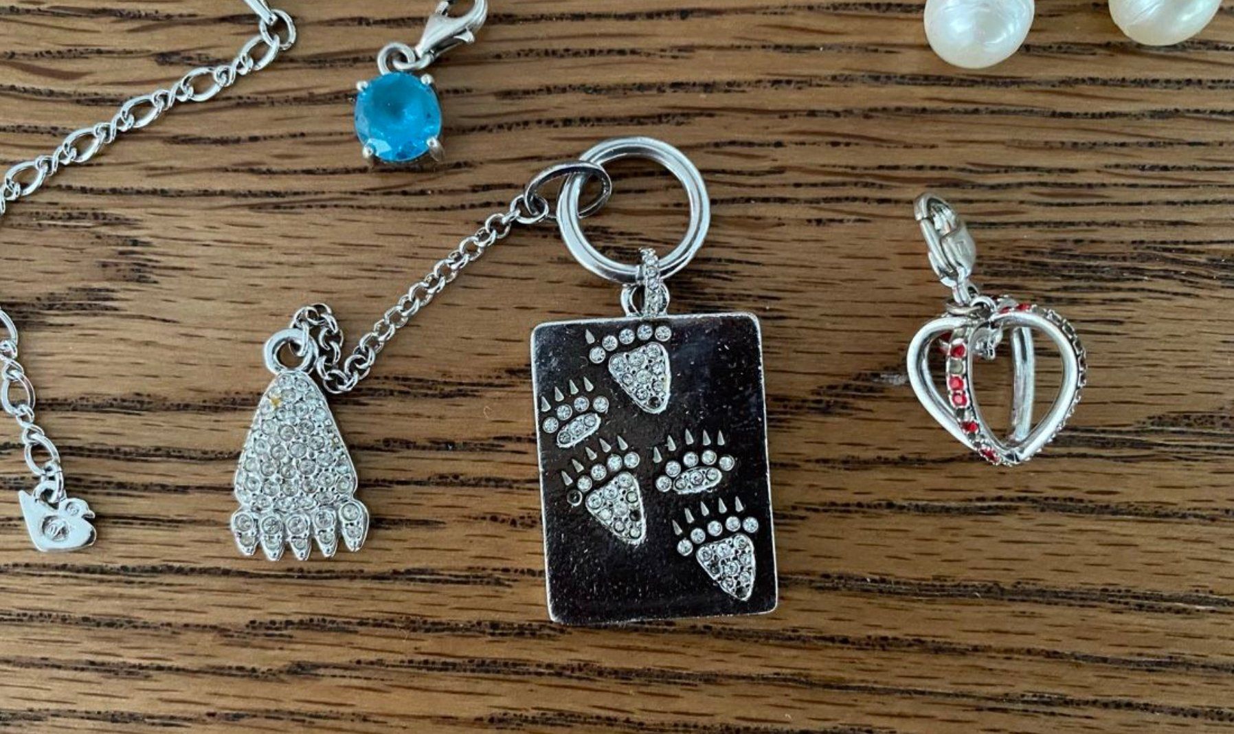 Thomas Sabo Ciondoli: Thomas Sabo/Swarovski Charms defekt – Difettoso da Muri AG venduto da sonneblueme10 3