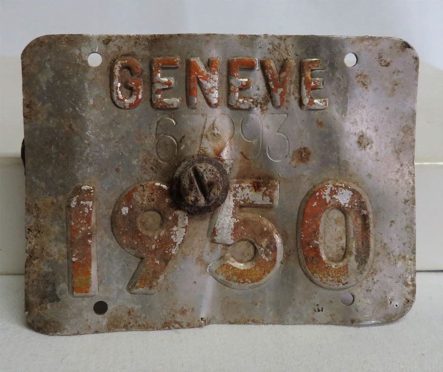 PLAQUE VELO 1910-1950 CYCLES LINOU CYCLISME