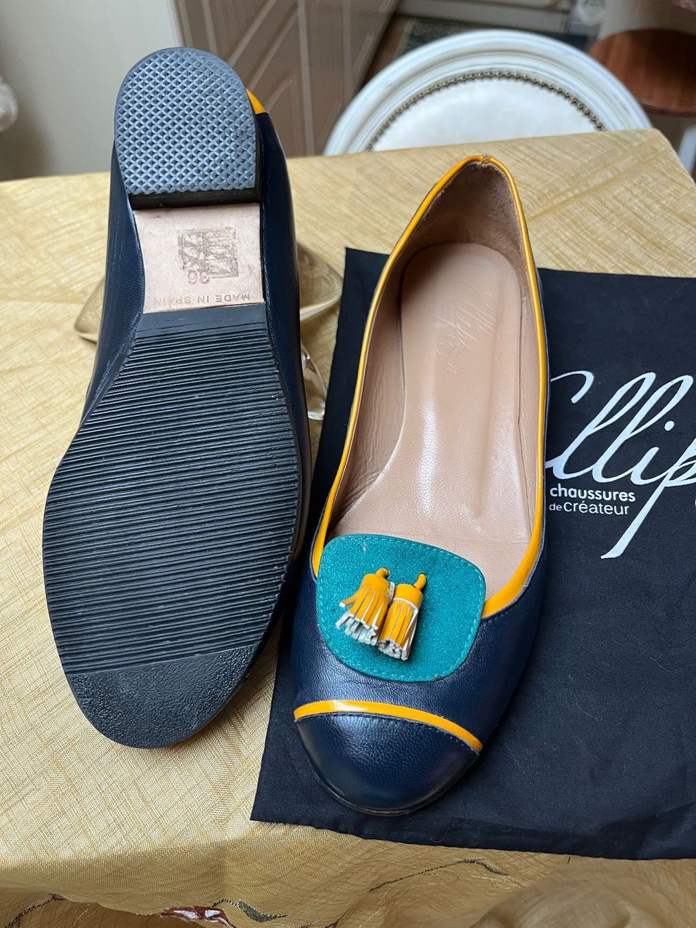 Scarpe da donna: Ballerines en cuir – Nuovo (secondo la descrizione) da Sion venduto da dol_v5bk 1