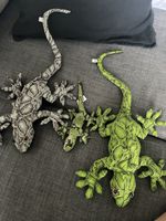 Simpatici peluche a forma di geco, set da collezione!