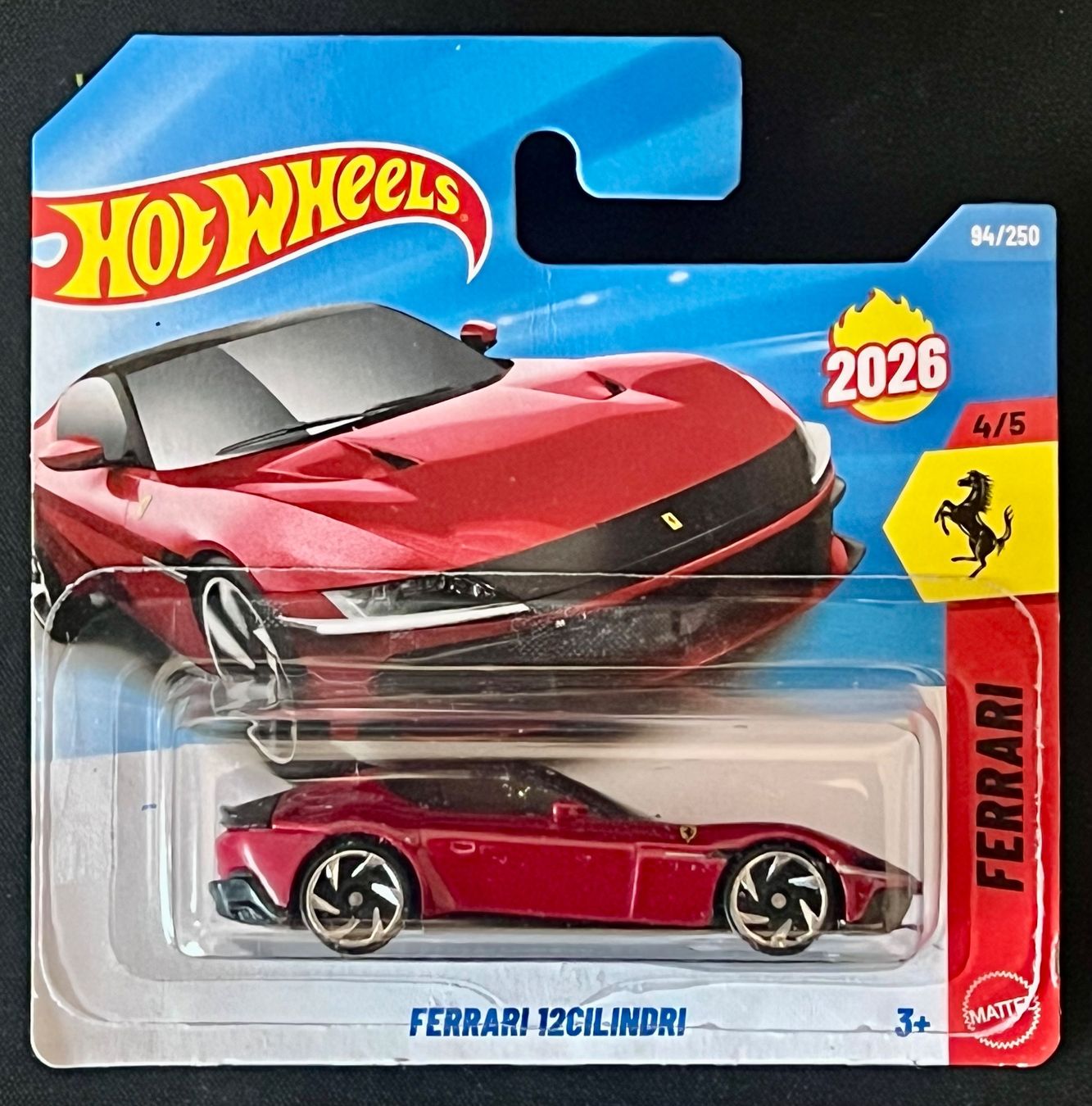 Hot Wheels Modellini d'auto: Hot Wheels Ferrari 12 Cilindri 94/250 – Nuovo e nell'imballaggio originale da Rümlang venduto da Wantedjoe