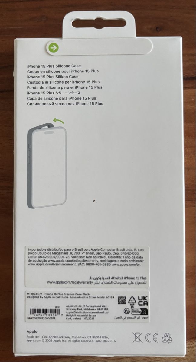Apple Cover & Protezioni schermo: iPhone 15 plus - Silicone case - black – Nuovo e nell'imballaggio originale da Zürich venduto da ros_8hfr 1