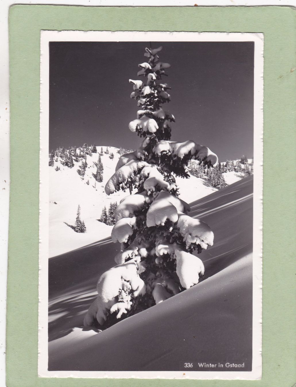 Cartoline postali: Winter in Gstaad – Usato da Herisau venduto da Lisegrat2008
