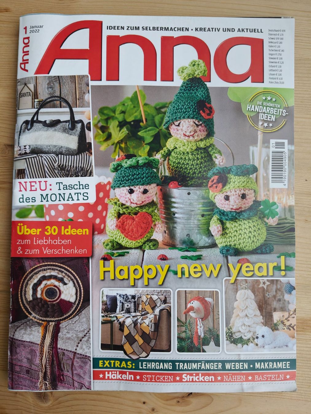 Riviste & Magazine: Anna - Ideen zum Selbermachen - Januar 2022 – Usato da Muttenz venduto da Negnuja