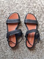 SALLY O'HARA Sandalen Leder schwarz, Gr.40, neuwertig