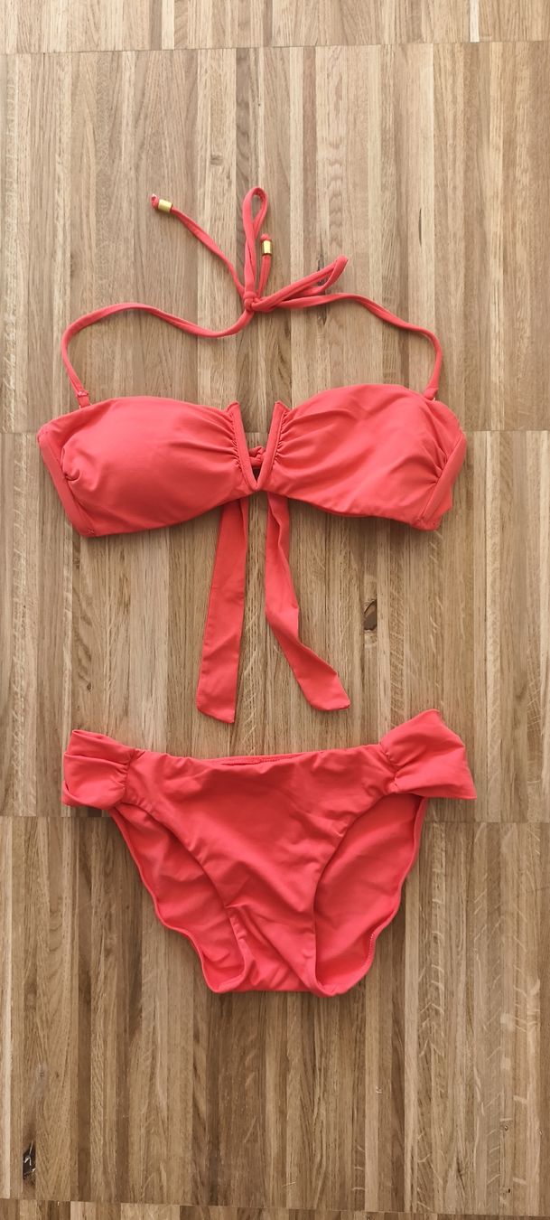Costumi da bagno & Bikini: Coral red Two-Piece Bikini Set - Size XS – Usato da Erlenbach ZH venduto da rem_p5dd