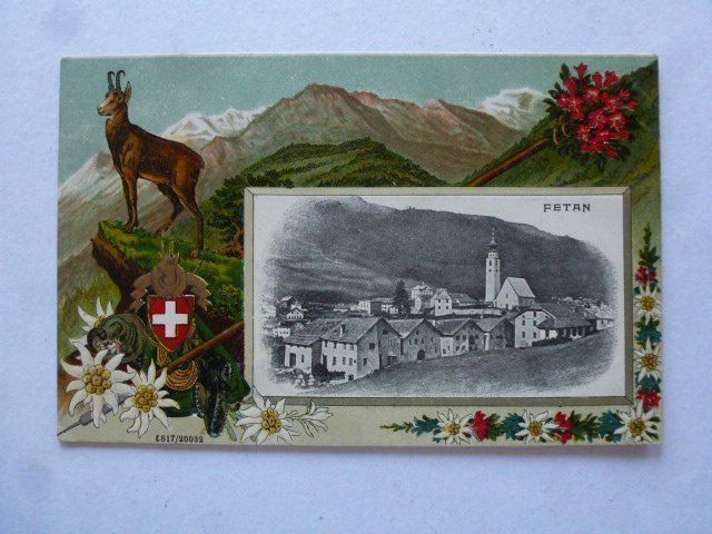 Cartoline postali: Ansichtskarte Fetan 1914 – Usato da Walkringen venduto da Casablanca777