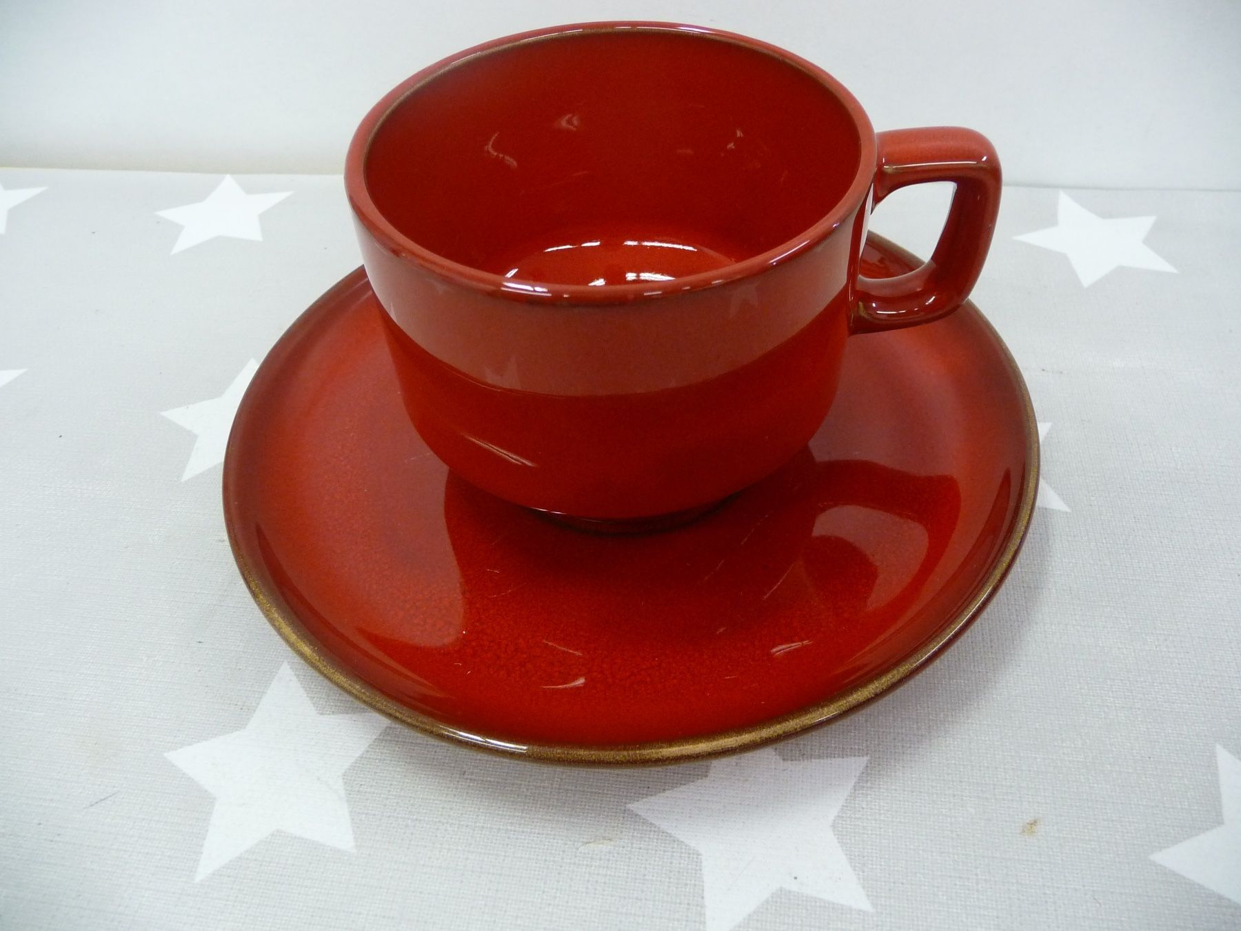 Set di piatti: rotes Geschirr Villeroy & Boch Granada? – Usato da Rafz venduto da Powacaddy 1