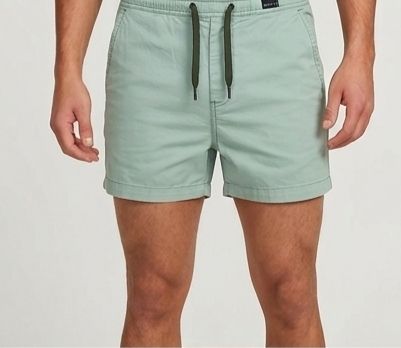 Blaue Shorts