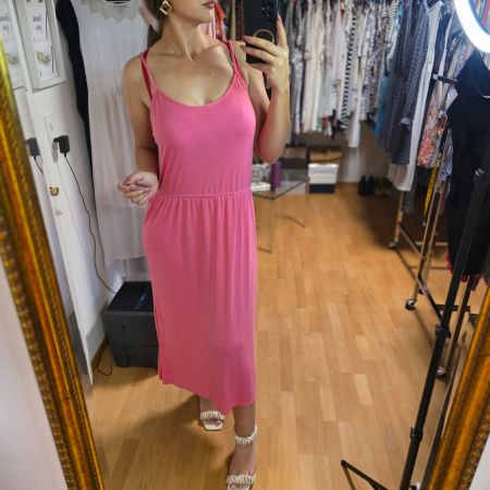 Sommerliches, leichtes Kleid in Pink - Größe 🌸☀️🦩