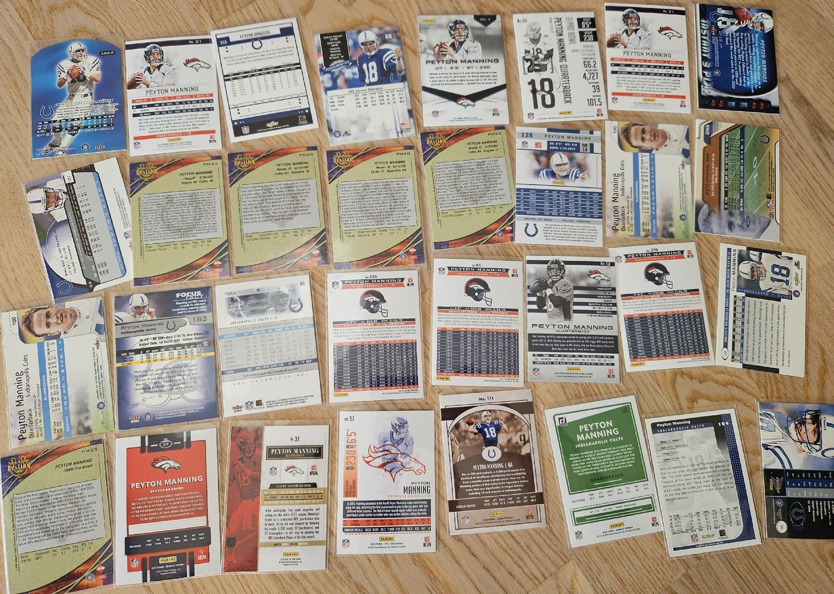 Carte collezionabili: Peyton Manning Sammlung / 89 Cards ab 1999 /Quarterback – Usato da Oberdorf BL venduto da BaldenEagle 6