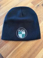 Mütze Schwarz Puch Logo Neu