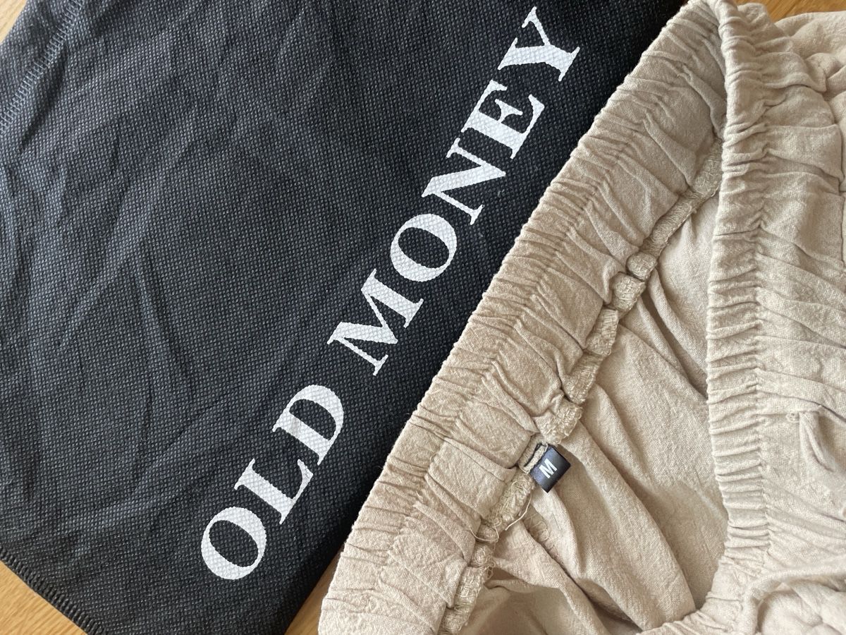 Hosen: Leinenhose, beige von old money, gr M – Gebraucht aus Uetikon am See von Wigglo 1