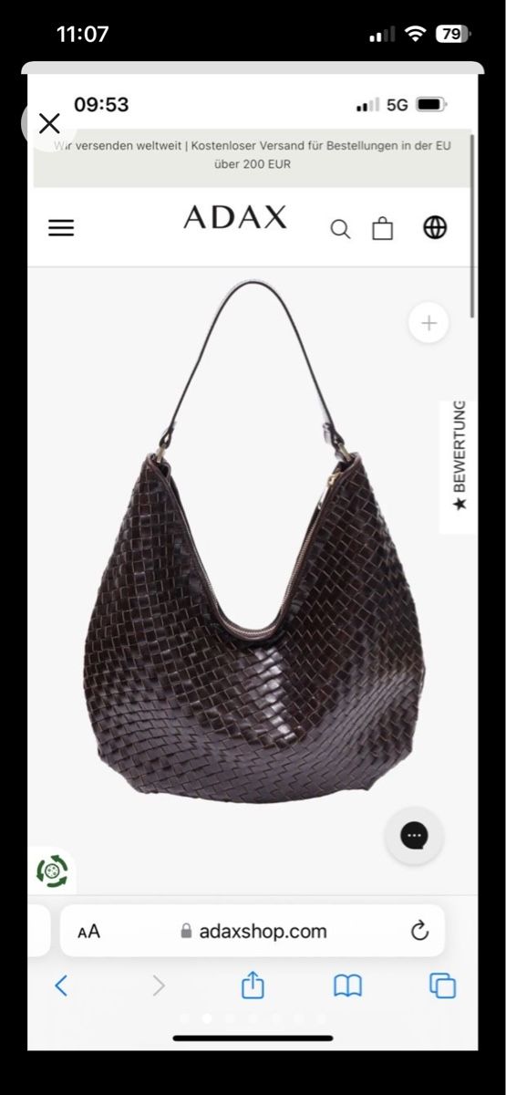 Sacs femmes: Leather bag woven - adax – D'occasion à zürich par schmid1234 1