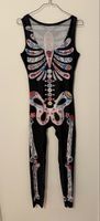 Skeleton Costume with Gloves Size M