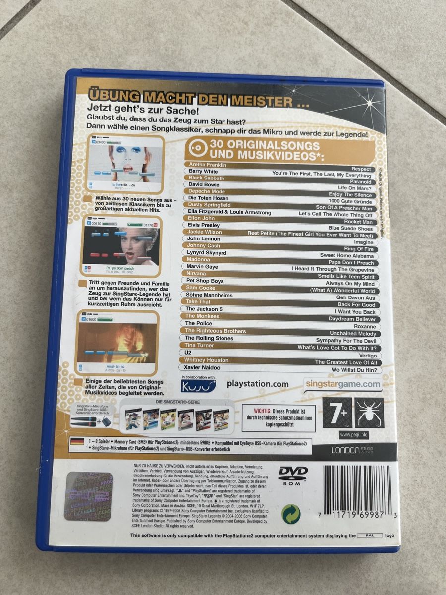Giochi: SingStar Legends PlayStation 2 PS2 Spiel – Usato da Suhr venduto da SchnapperCH 1