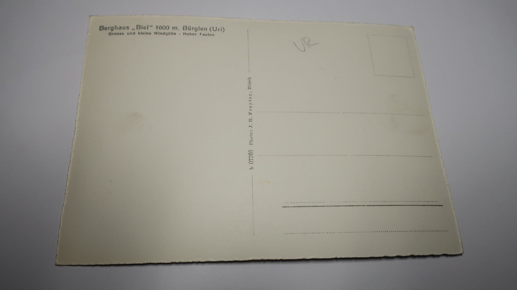 Cartoline postali: Berghaus " Biel " Burglen Uri – Usato da Cormoret venduto da Pascalll2001 2