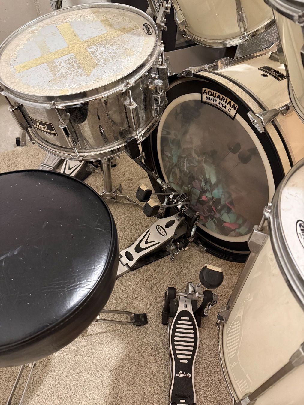 Strumenti musicali: Pearl Export Series Drum Set 1990er Jahre – Usato da Frick venduto da rolma01 3