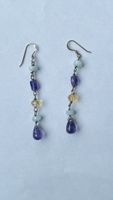 Boucles d'oreilles pierres été bohème chic cade