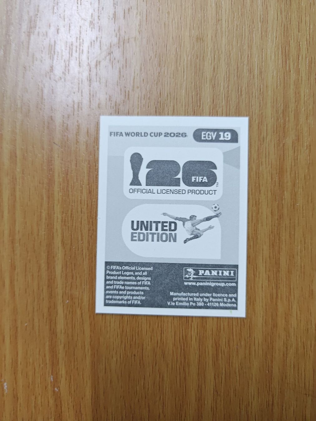 Panini Carte collezionabili: Panini WM 2026 Sticker - EGY 19 – Usato da Hochdorf venduto da all_u_want 1